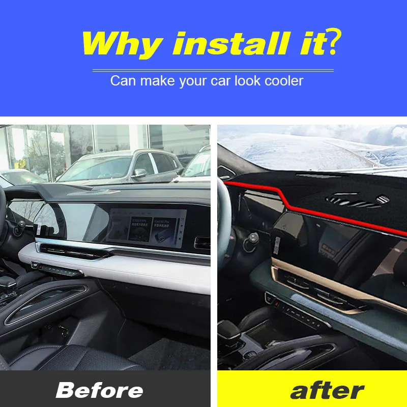 vtear dashboard mat car interior styling non slip pad decoration sun shade rug for geely monjaro kx11 manjaro 2024 vtear dashboard mat car interior styling non slip pad decoration sun shade rug for geely monjaro kx11 manjaro 2024