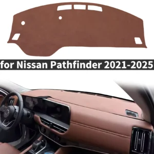 for nissan pathfinder r53 sl 2025 2021 car accessories dashmat dashboard cover pad protective carpet leather dashmat sunshade