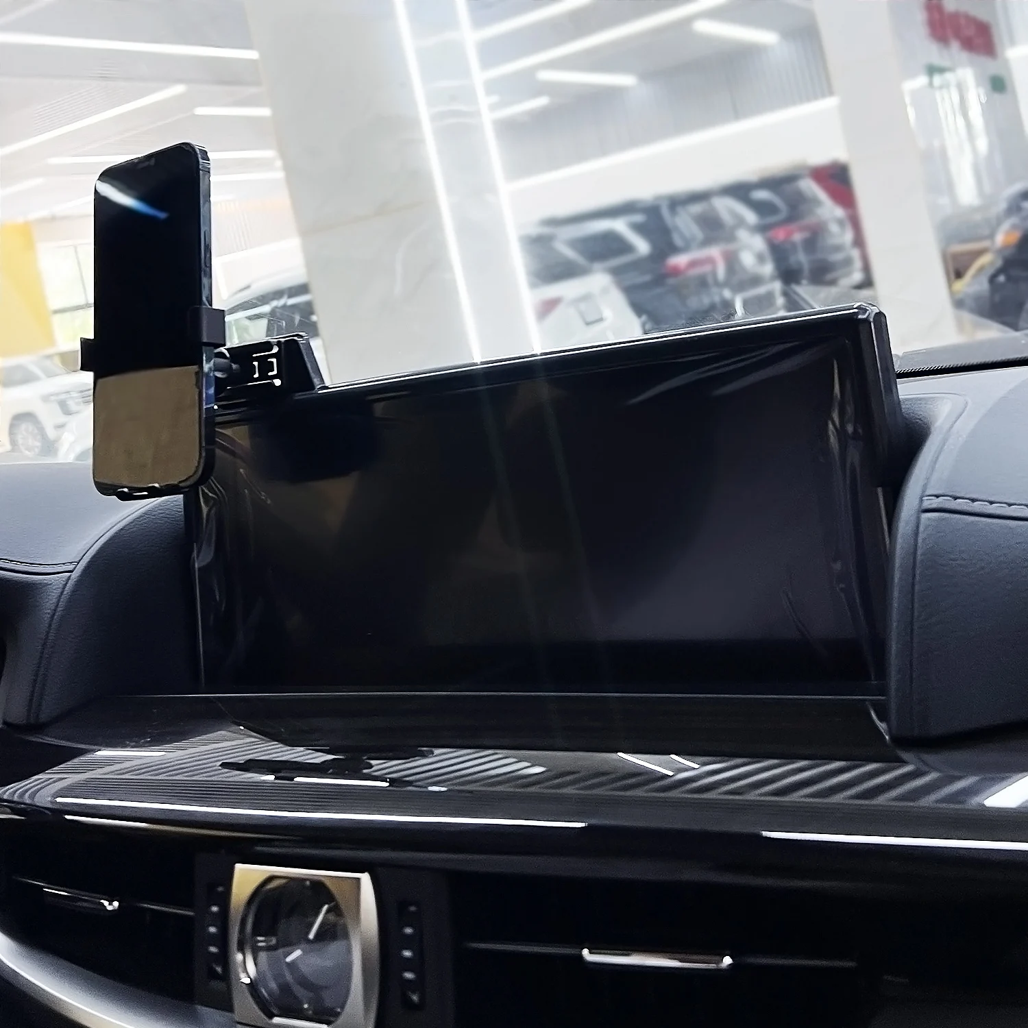 for lexus lx 570 2016 2017 2018 2019 2020 2021 car phone mount screen fixed bracket 66w wireless charger stand car phone holder for lexus lx 570 2016 2017 2018 2019 2020 2021 car phone mount screen fixed bracket 66w wireless charger stand car phone holder
