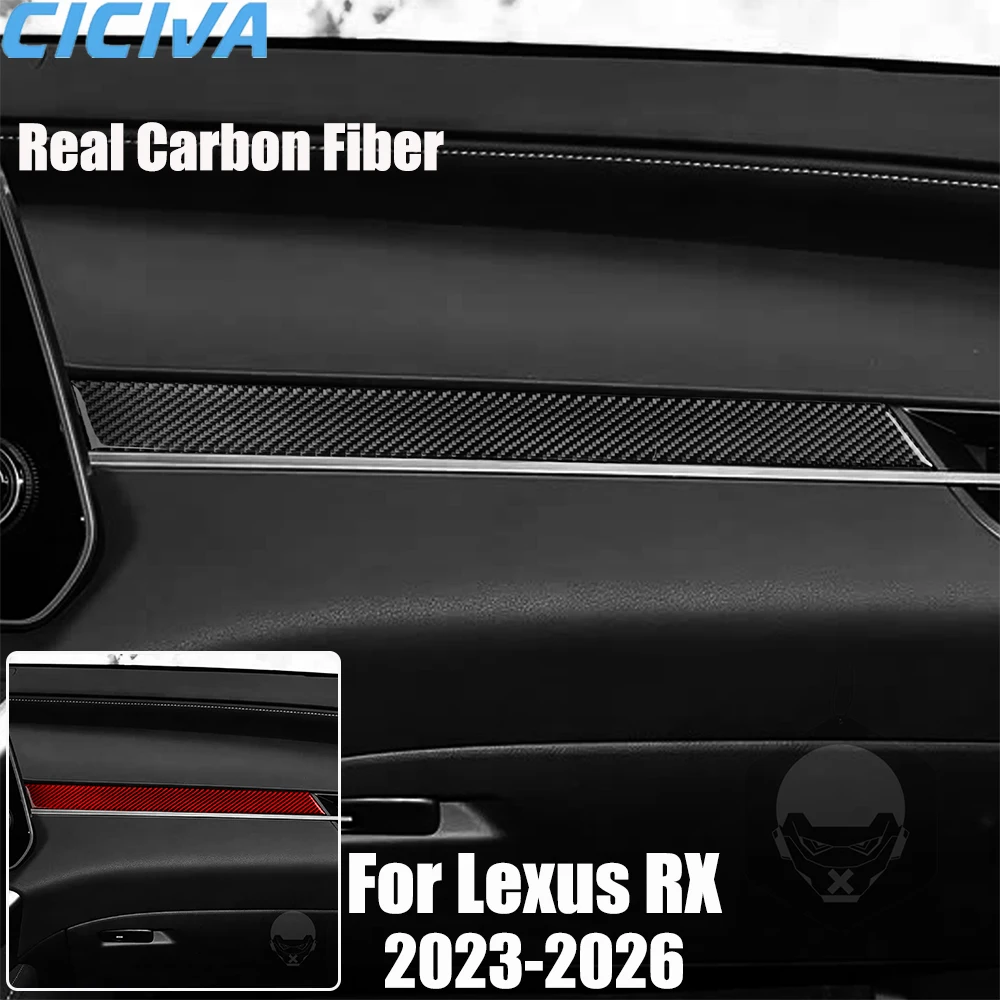 real carbon fiber car accessories passenger panel trim cover soft sticker for lexus rx300 rx350h rx500h 2023 2024 2025 2026 real carbon fiber car accessories passenger panel trim cover soft sticker for lexus rx300 rx350h rx500h 2023 2024 2025 2026
