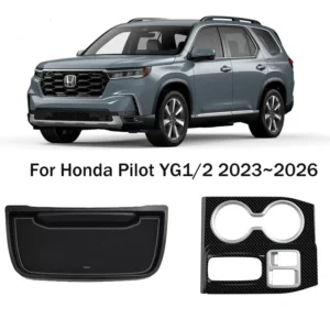for honda pilot yg1 2023~2026 2025 car central control protection frame storage box behind screen interior decorative accessorie