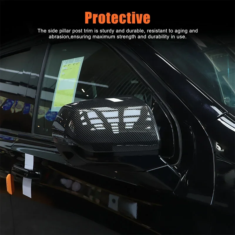 for cadillac escalade 2021 23 abs carbon fiber matte black car side rear view mirror cap cover exterior modification for cadillac escalade 2021 23 abs carbon fiber matte black car side rear view mirror cap cover exterior modification