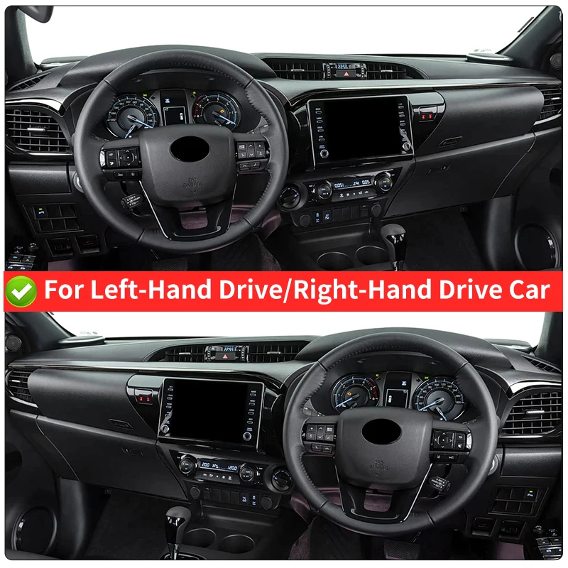 for 2016 2024 toyota hilux revo pickup truck inner door trim decoration strip carbon fiber pattern 4pcs car interior for 2016 2024 toyota hilux revo pickup truck inner door trim decoration strip carbon fiber pattern 4pcs car interior