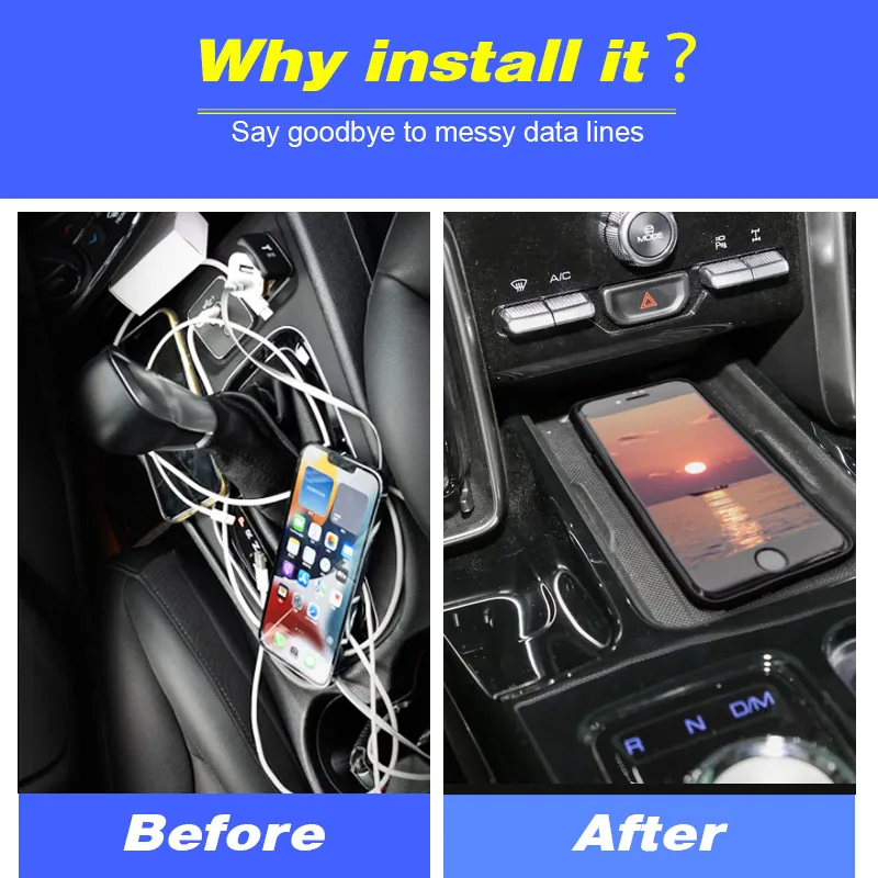 wireless car charger for gwm haval dargo 2022 2023 fast cell phone charging plate adapter interior modification wireless car charger for gwm haval dargo 2022 2023 fast cell phone charging plate adapter interior modification