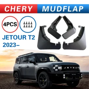 for jetour traveller mud flaps 2023 2026 | durable pp splash guards, no drilling, custom fit fender mudguards 4pcs