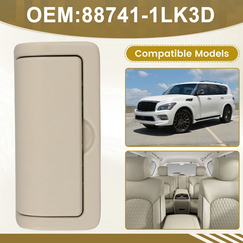 car rear seat console cup holder assembly insert cup holder cover 88741 1lk3d for nissan armada infiniti qx56 qx80 beige car rear seat console cup holder assembly insert cup holder cover 88741 1lk3d for nissan armada infiniti qx56 qx80 beige