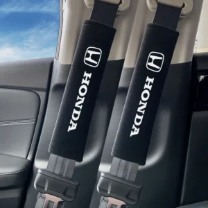 2pcs suede leather car styling protector shoulders pads case for honda civic accord fit jazz pilot crv odyssey passport city