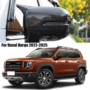 for haval dargo 2022 2023 2024 2025 bull horn rearview mirror protective cover abs material exterior modification part