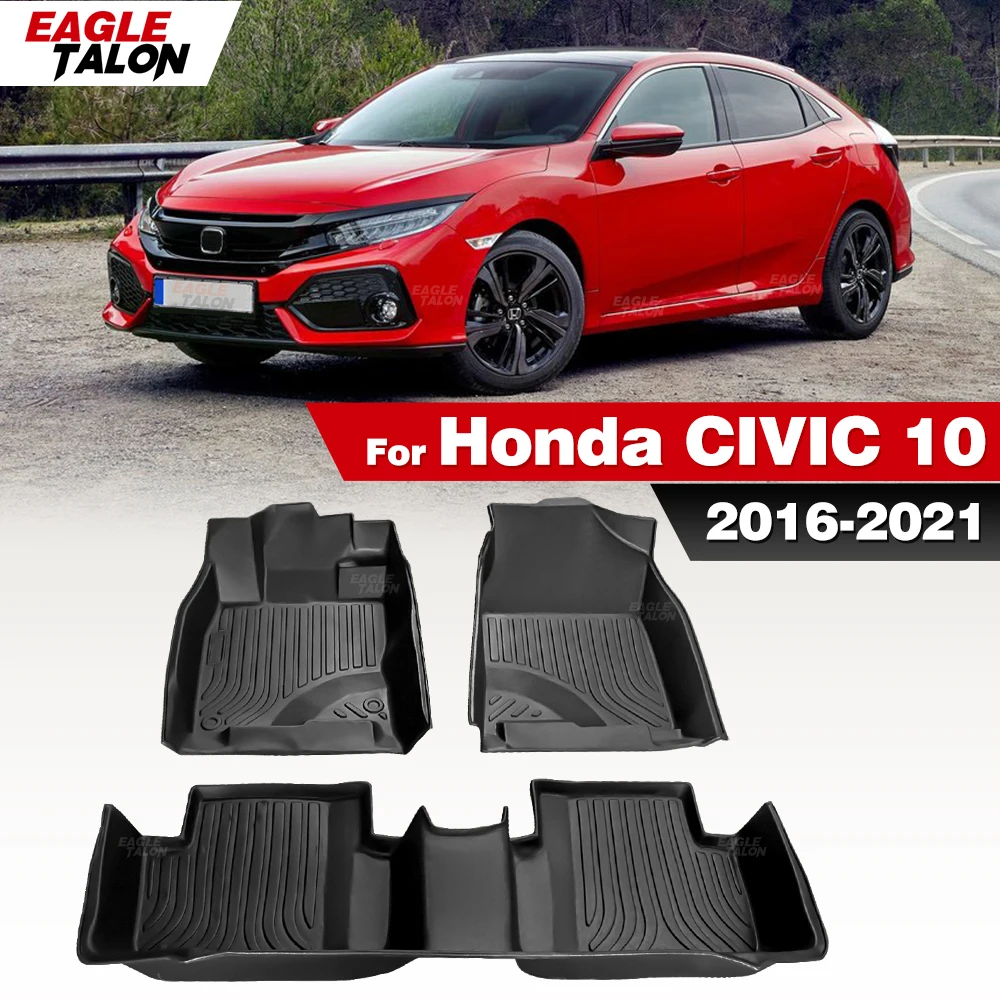eagle talon for honda civic 10 2016 2021 2020 2019 18 custom all weather tpe floor mat carpet cover auto interior accessories eagle talon for honda civic 10 2016 2021 2020 2019 18 custom all weather tpe floor mat carpet cover auto interior accessories