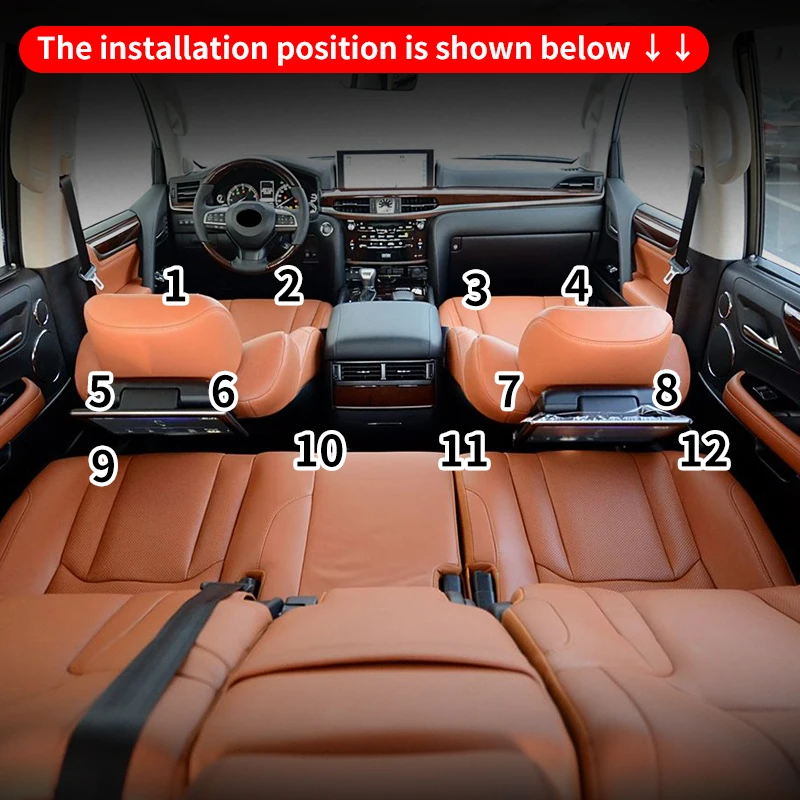 for lexus lx570 450d seat track protective cover interior upgraded seat guide rail front and rear covers 2008 2023 for lexus lx570 450d seat track protective cover interior upgraded seat guide rail front and rear covers 2008 2023