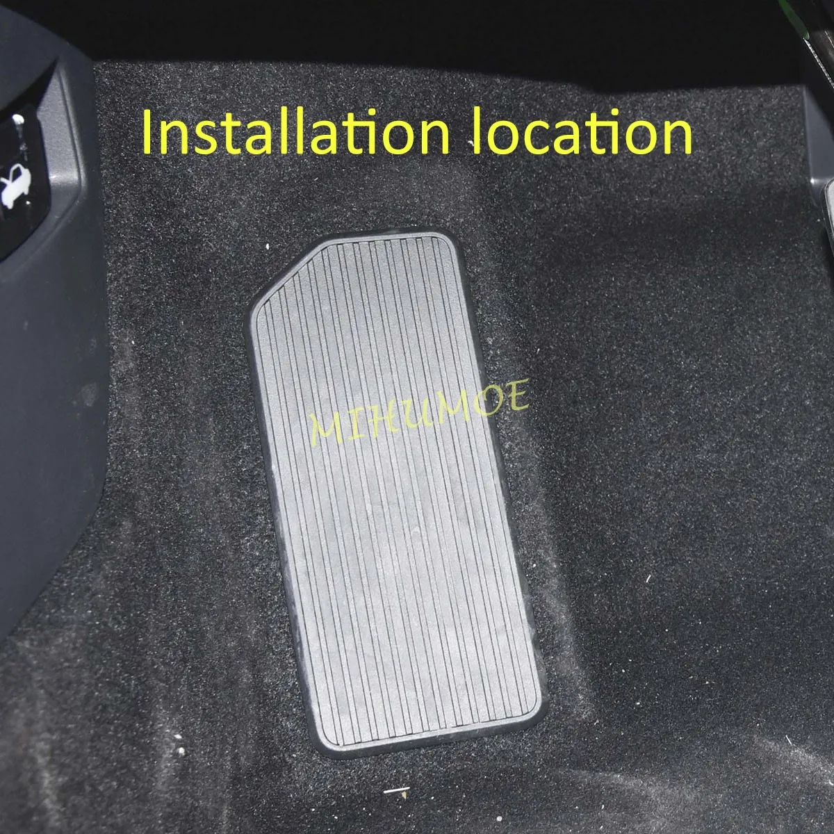 for 2018 2025 honda accord black anti slip footrest foot rest dead pedal cover overlay for 2018 2025 honda accord black anti slip footrest foot rest dead pedal cover overlay