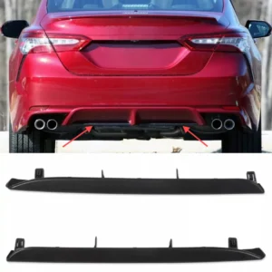 for toyota camry se xse 2018 2020 us version rear bumper middle lower black decorative strip 52724 06010 52723 06010