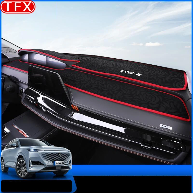 car flannel slip anti uv mat dashboard cover pad dashmat sun shade carpet for changan uni k unik 2021 2022 2023 car flannel slip anti uv mat dashboard cover pad dashmat sun shade carpet for changan uni k unik 2021 2022 2023