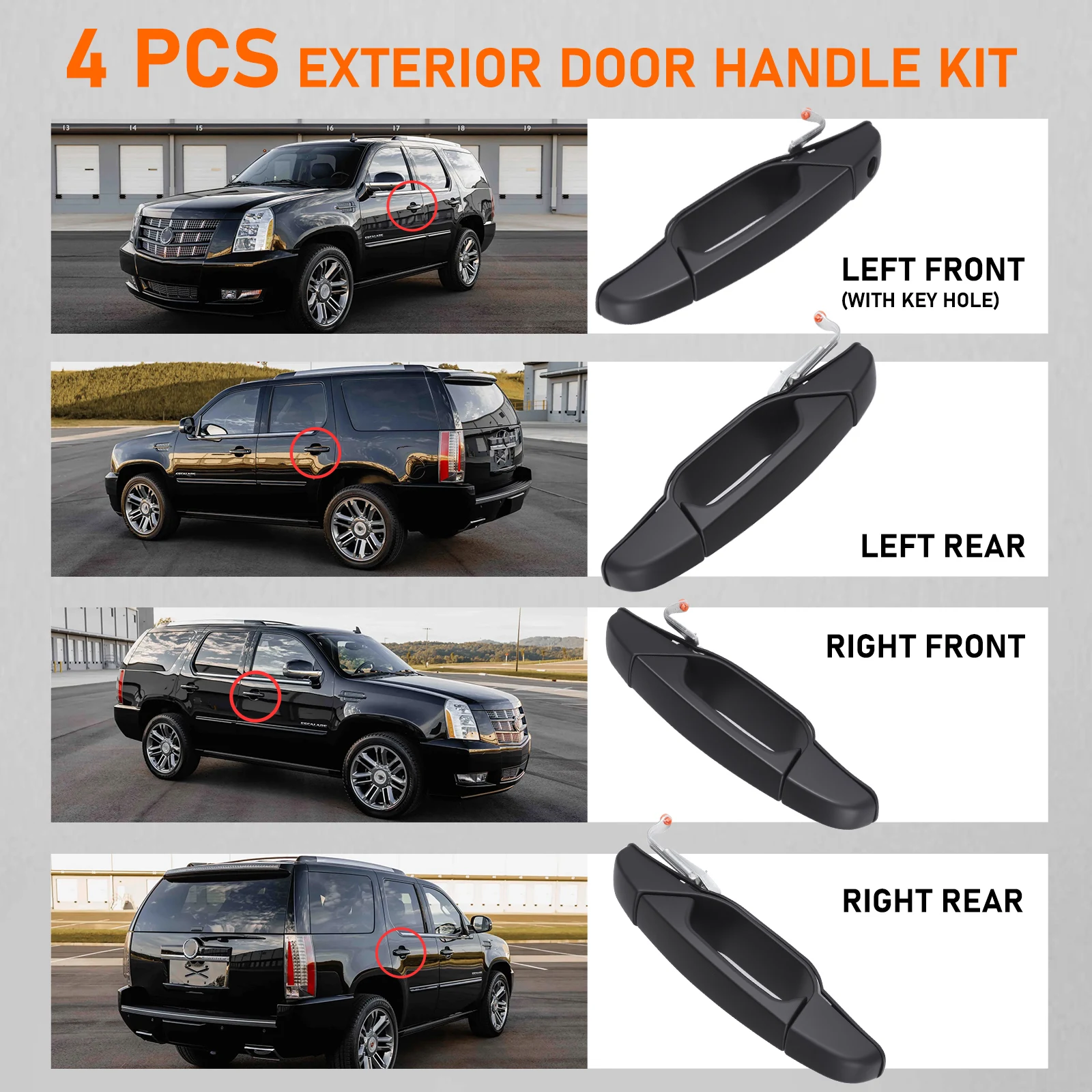 car door handle for 2007 2013 chevy tahoe gmc yukon sierra denali front rear 22738722 22738721 25960526 25960525 15915150 car door handle for 2007 2013 chevy tahoe gmc yukon sierra denali front rear 22738722 22738721 25960526 25960525 15915150