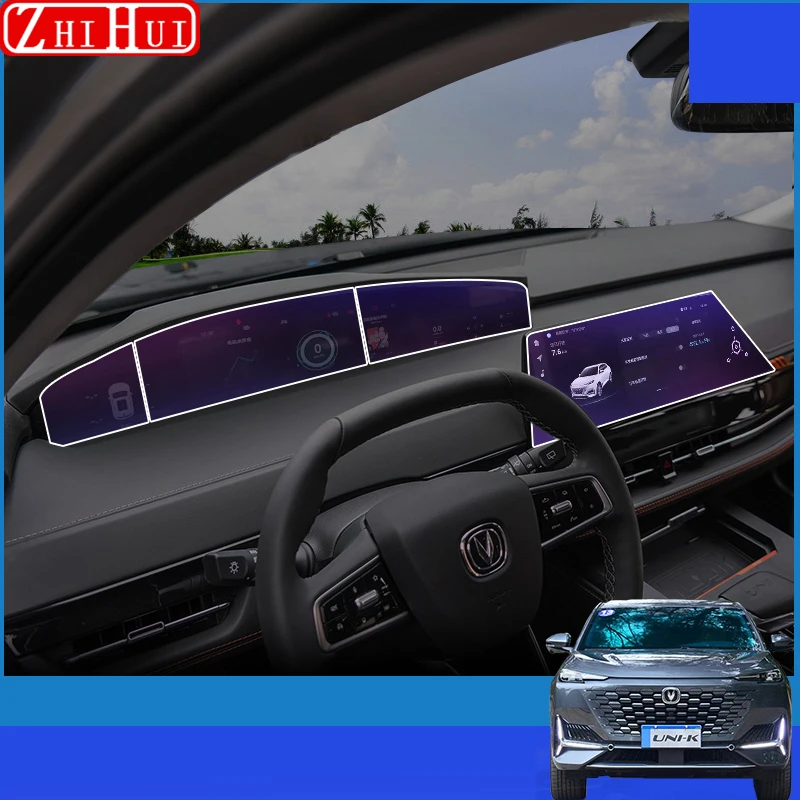 for changan uni k unik 2021 2024 car gear dashboard navigation console tpu soft film transparent anti scratch auto for changan uni k unik 2021 2024 car gear dashboard navigation console tpu soft film transparent anti scratch auto