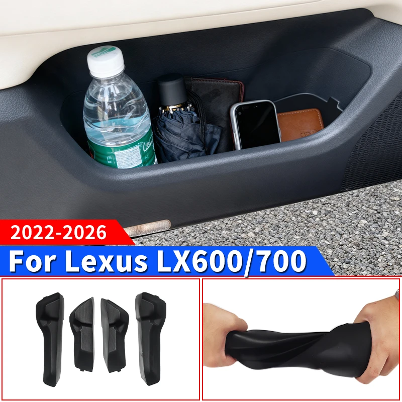 for toyota 2022 2026 lexus 600 700 lx600 lx700 car door side storage silicone pad non slip dustproof liner interior accessories for toyota 2022 2026 lexus 600 700 lx600 lx700 car door side storage silicone pad non slip dustproof liner interior accessories