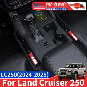 for toyota land cruiser prado lc250 250 j250 2024 2025 center console silicone cover anti scratch anti dust perfect fit interior