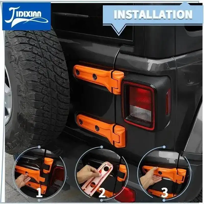 jidixian car spare tire door hinge decor cover for jeep wrangler jl for gladiator jt 2018 2019 2020 2021 2022 2023 2024 2025 jidixian car spare tire door hinge decor cover for jeep wrangler jl for gladiator jt 2018 2019 2020 2021 2022 2023 2024 2025