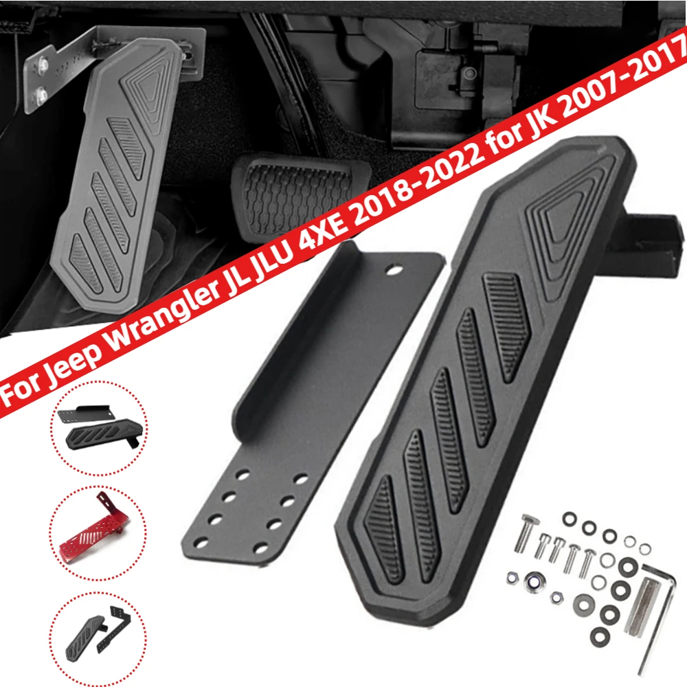adjustable car driver foot rest pedal left side kick panel anti slip for jeep wrangler jl jlu 4xe 2018 22 for jk 2007 17 adjustable car driver foot rest pedal left side kick panel anti slip for jeep wrangler jl jlu 4xe 2018 22 for jk 2007 17