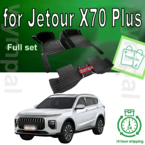 car floor mats for jetour x70 plus seven seats 2021 2022 2023 2024 2025 foot pads automobile carpet cover interior accessories