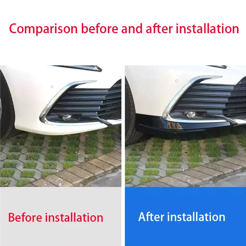 for toyota camry xv70 2021 2022 2023 front spoiler corner protection frame made of abs material for toyota camry xv70 2021 2022 2023 front spoiler corner protection frame made of abs material