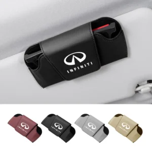 car glasses box visor sunglasses holder storage clip accessories for infiniti q50 fx35 q30 g37 q70 qx70 g35 q60 qx50 qx60 qx80 q
