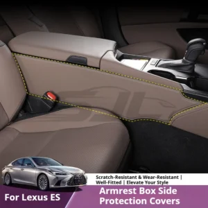 for lexus es200 300h center console armrest side protective door pad leather dustproof anti scratch interior trim accessories