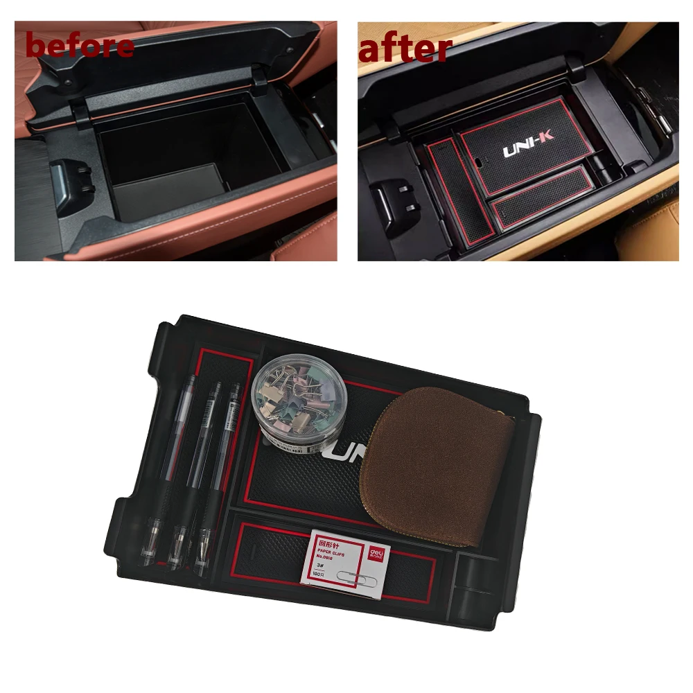 for changan uni k unik 2021 2022 2023 car armrest storage box center console organizer container coin tray for changan uni k unik 2021 2022 2023 car armrest storage box center console organizer container coin tray