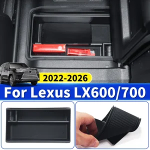 for 2022 2026 toyota lexus 600 700 lx600 lx700 center console armrest box layered storage organizer tray interior accessories