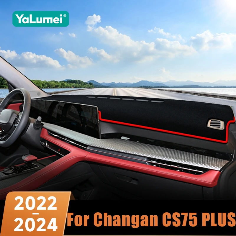 for changan cs75 plus cs75plus 2022 2023 2024 car dashboard cover sunshade mat anti glare heat insulation non slip accessories for changan cs75 plus cs75plus 2022 2023 2024 car dashboard cover sunshade mat anti glare heat insulation non slip accessories