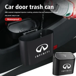 portable car large capacity trash can dust case waterproof storage box for infiniti fx35 q30 g37 qx70 g35 qx50 qx60 qx80 qx30