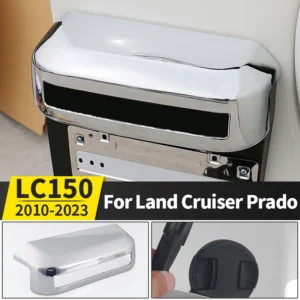 for toyota land cruiser prado 150 2010 2023 2022 2021 2020 rear licence chrome decorative frame lc150 fj150 exterior accessories