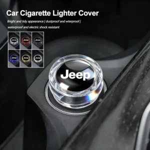car cigarette lighter cover plug dustproof decorative caps for jeep wrangler grand cherokee avenger compass wagoneer gladiator