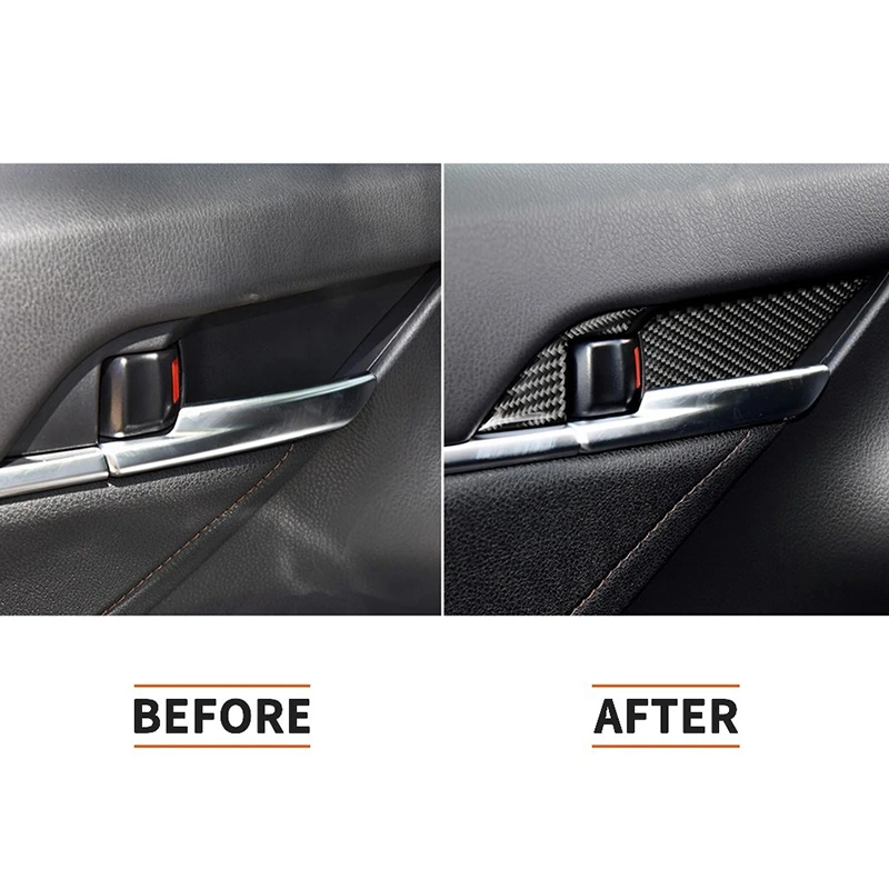 for toyota camry 2018 2019 2020 carbon fiber interior door bowl handle panel cover trim decals sticker for toyota camry 2018 2019 2020 carbon fiber interior door bowl handle panel cover trim decals sticker