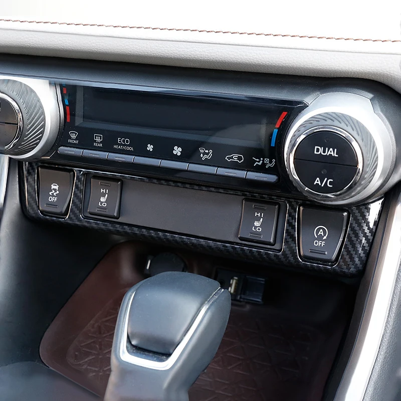 for toyota rav4 xa50 2019 2020 2021 2022 2023 2024 2025 hybrid abs car central control seat heat button cover trim for toyota rav4 xa50 2019 2020 2021 2022 2023 2024 2025 hybrid abs car central control seat heat button cover trim