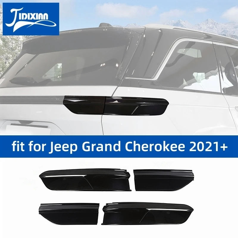 jidixian fit for jeep grand cherokee 2021 2026 car exterior taillight tail light lamp protective decoration cover smoked black jidixian fit for jeep grand cherokee 2021 2026 car exterior taillight tail light lamp protective decoration cover smoked black