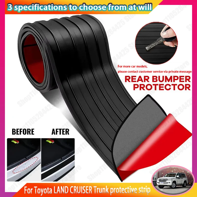 for toyota land cruiser pvc rubber protective strip, car trunk door sill protection sticker reinforcement decorative sticker for toyota land cruiser pvc rubber protective strip, car trunk door sill protection sticker reinforcement decorative sticker