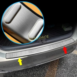 for 2019 2025 lexus es 250 300h 350 stainless steel rear trunk sill bumper protector guard plate cover trim 2024 2023 2022 2021