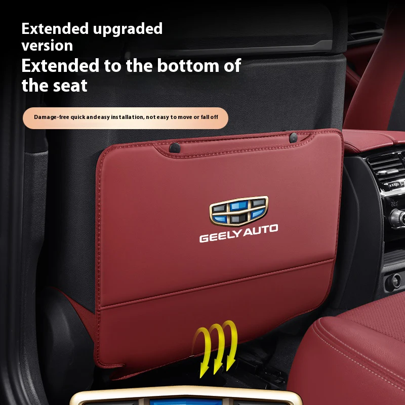 car seat back protection anti kick pad rear seat storage bag for geely geometryc monjaro coolray tugella gx3 atlas emgrand ec7 car seat back protection anti kick pad rear seat storage bag for geely geometryc monjaro coolray tugella gx3 atlas emgrand ec7