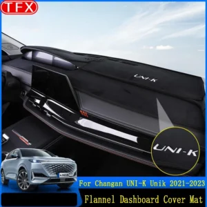 car flannel slip anti uv mat dashboard cover pad dashmat sun shade carpet for changan uni k unik 2021 2022 2023 accessories