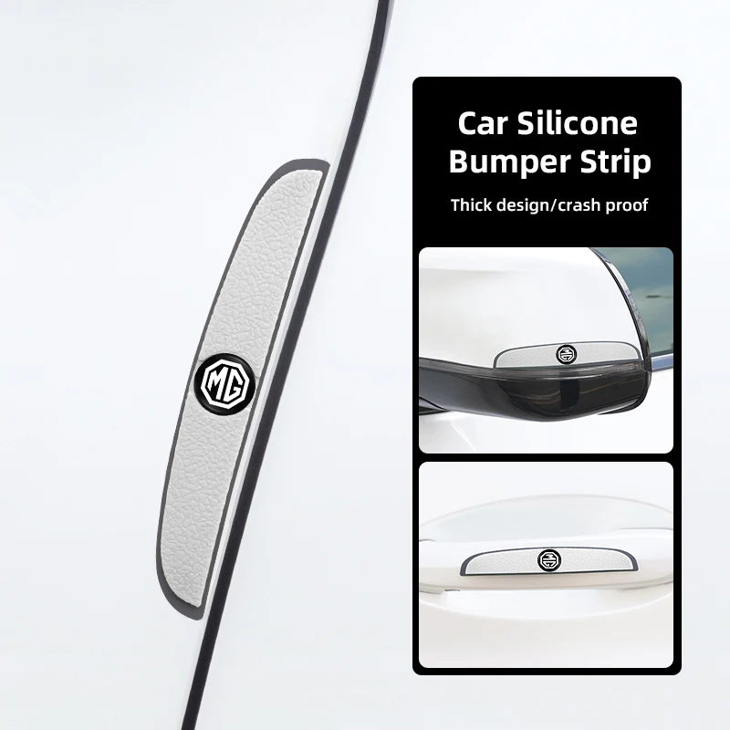 4pcs rubber anti collision strip car door rearview mirror protector stickers for mg cyberster mg3 mg5 mg7 mg6 zs es5a one hs mg4 4pcs rubber anti collision strip car door rearview mirror protector stickers for mg cyberster mg3 mg5 mg7 mg6 zs es5a one hs mg4