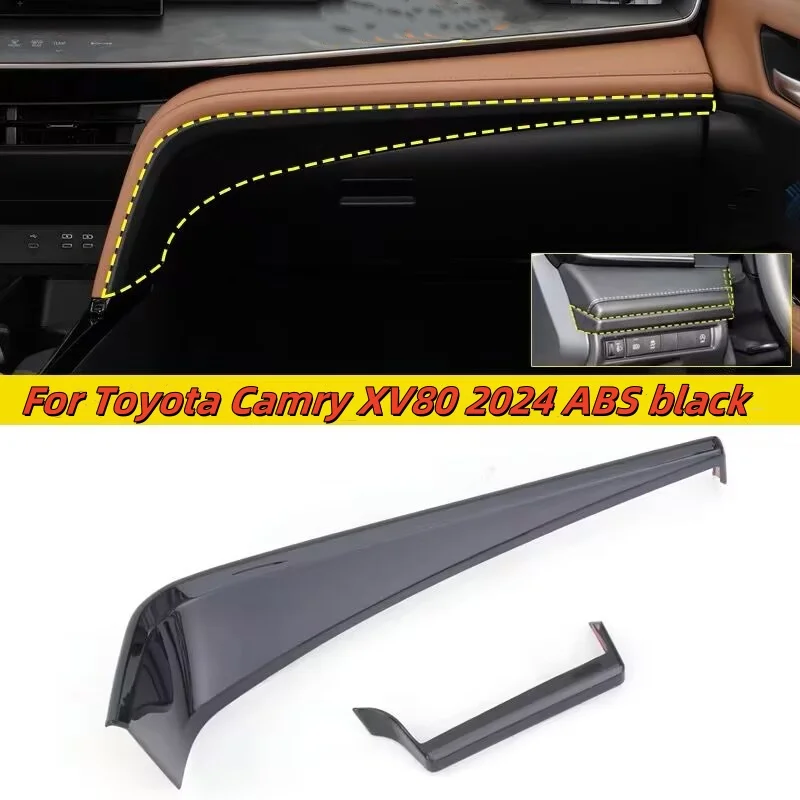 lhd for toyota camry xv80 2024 abs car center control dashboard frame trim strip interior decor stickers lhd for toyota camry xv80 2024 abs car center control dashboard frame trim strip interior decor stickers