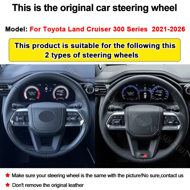 diy hand stitched microfiber leather car steering wheel cover for toyota land cruiser 300 series 2021 2022 2023 2024 2025 2026 diy hand stitched microfiber leather car steering wheel cover for toyota land cruiser 300 series 2021 2022 2023 2024 2025 2026
