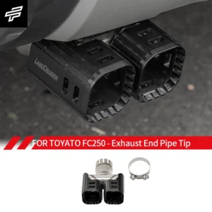 for toyota land cruiser prado 250 lc250 2024+ the decorative accessory at the end of a car's exhaust pipe,mecha style