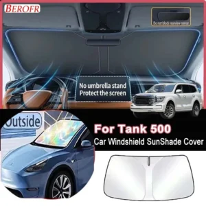 for tank 500 2022 2026 car windshield sunshade cover front window sun shade heat insulation summer auto accessories