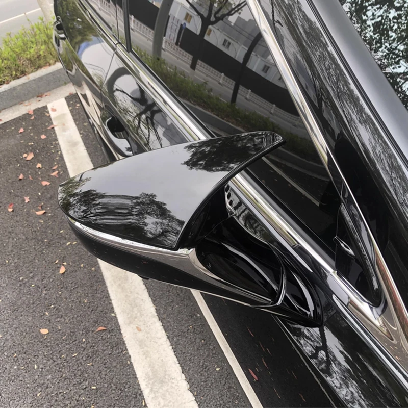 bull horn shaped rearview mirror cover for lexus ls500 ls500h ls350 2018 2025 only suitable for left hand drive vehicles bull horn shaped rearview mirror cover for lexus ls500 ls500h ls350 2018 2025 only suitable for left hand drive vehicles