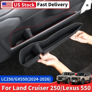 for toyota land cruiser 250 prado lc250 j250 2024 2026 lexus 550 gx550 car door storage slots silica gel pad,upgraded accessorie