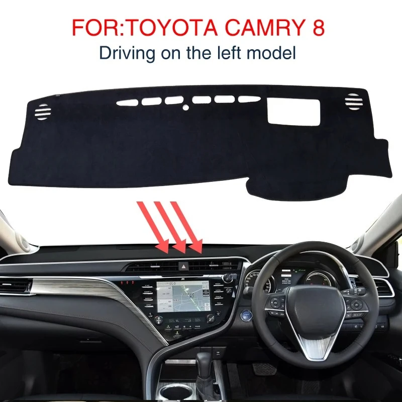 car dashboard mat for toyota camry 70 xv70 2018 2019 2020 2021 2022 2023 sunshade protective carpet dash pad dashmat car dashboard mat for toyota camry 70 xv70 2018 2019 2020 2021 2022 2023 sunshade protective carpet dash pad dashmat