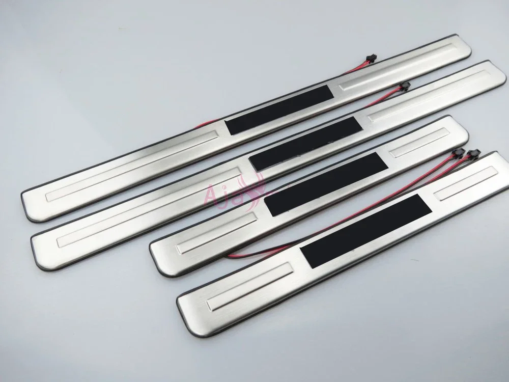 2008 2018 for toyota lc land cruiser 200 exterior led door sills guard plate kits chrome car styling 2008 2018 for toyota lc land cruiser 200 exterior led door sills guard plate kits chrome car styling