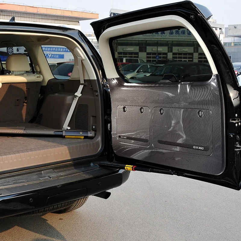 for 2010 2023 2022 lexus gx460 tailgate panel cover,interior upgraded trunk modification fiber pattern garnish parts for 2010 2023 2022 lexus gx460 tailgate panel cover,interior upgraded trunk modification fiber pattern garnish parts